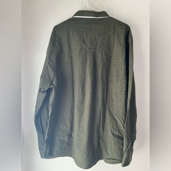 NWT CQR button down shirt 2X Hunter green long sleeve - Picture 5 of 9